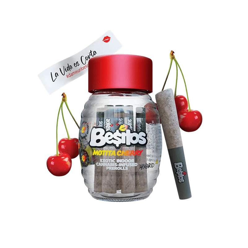 Besitos Mottta Cherry - officialbesosdisposablevape.com