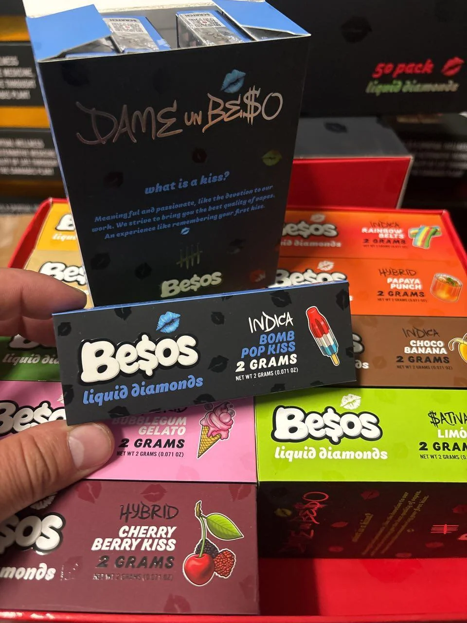 Besos bomb pop kiss - officialbesosdisposablevape.com