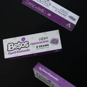 Besos Frozen Grapes - officialbesosdisposablevape.com