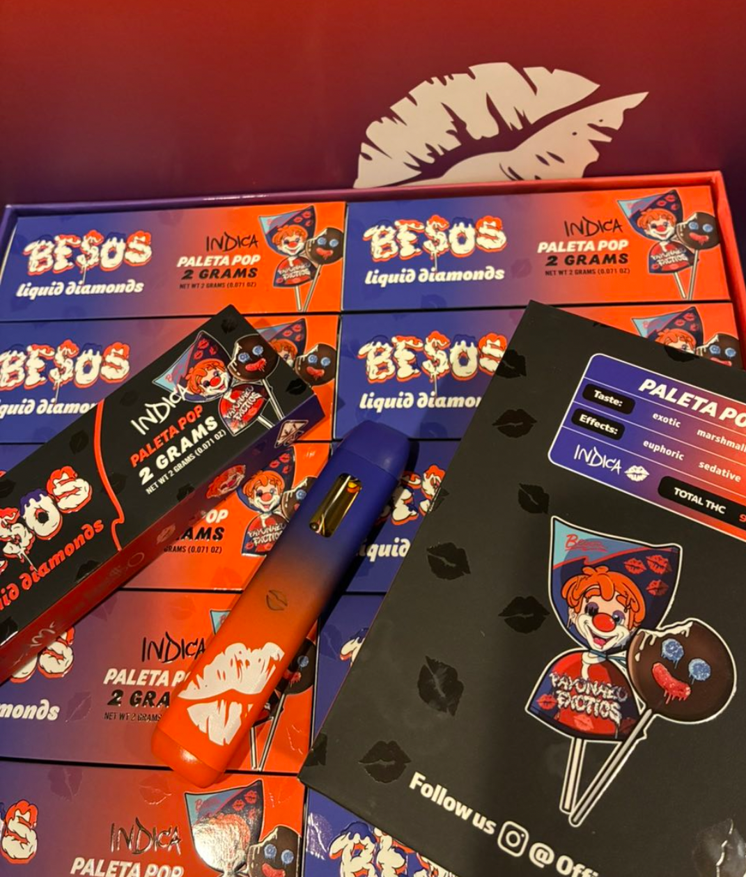 Besos Paleta Pop Disposable- officialbesosdisposablevape.com