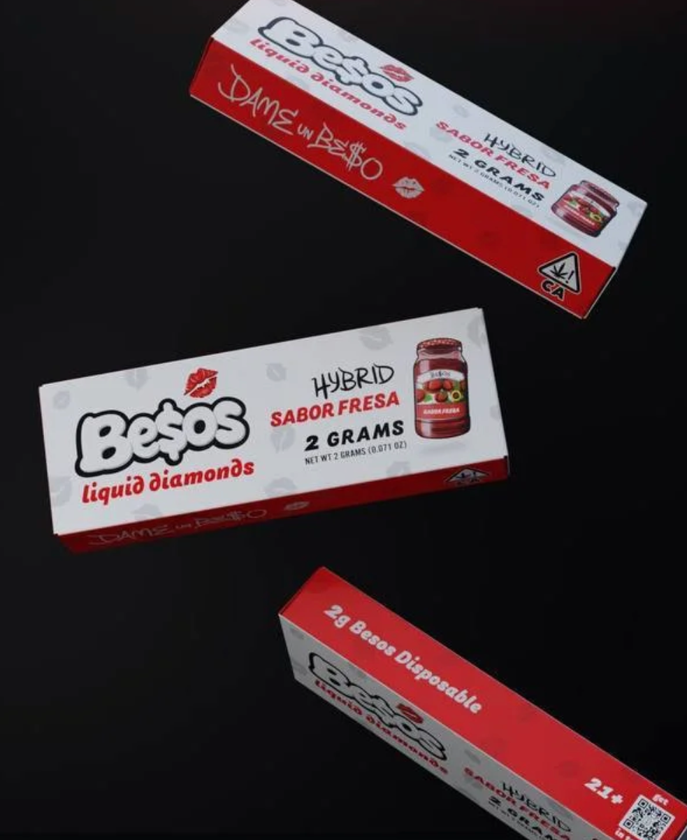 Besos Sabor Fresa - officialbesosdisposablevape.com