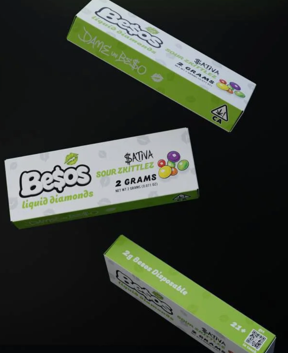 Besos Sour Zkittlez - officialbesosdisposablevape.com